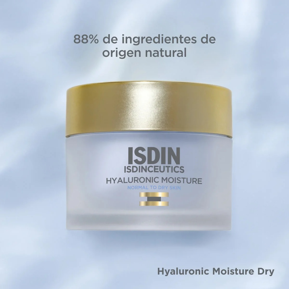 ISDIN - Isdinceutics Hyaluronic Moisture Crème Hydratante Peau Normale à Sèche - 50g - Image 3