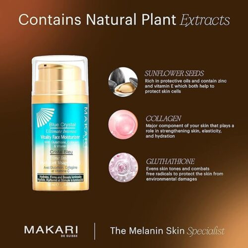 Makari Blue Crystal Creme Hydratante Vitalite 50ml 5
