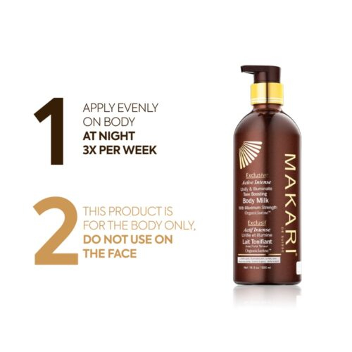 Makari Exclusive Active Intense Lait Tonifiant 500ml 3
