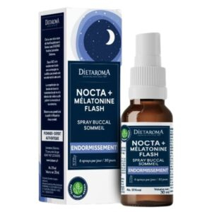 Dietaroma Nocta Melatonine Flash Spray Buccal Sommeil 30ml