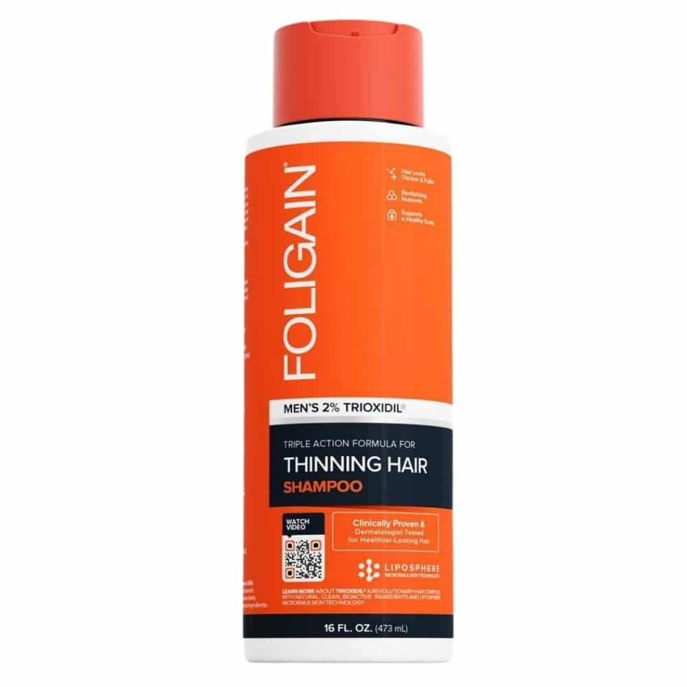 Foligain Triple Action Men 2 Trioxidil Shampoo Shampoing Anti Chute 236ml