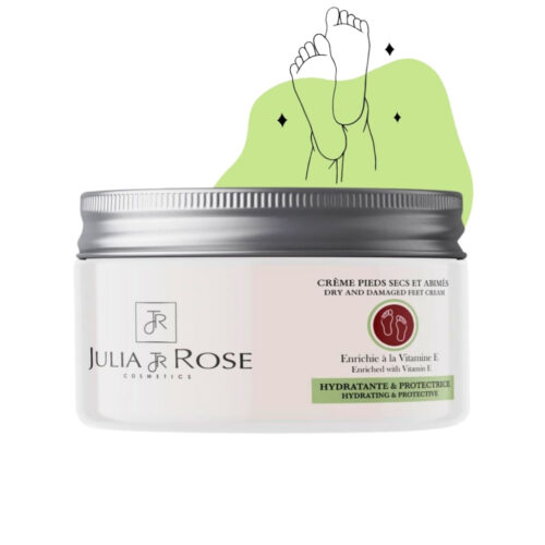 Julia et Rose Crème Pieds Secs et Abîmés Hydratante et Protectrice - 100ml
