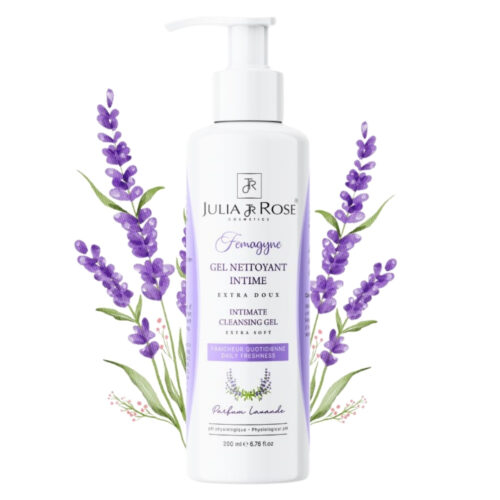 Julia et Rose Femagyne Gel Nettoyant Intime Extra Doux Parfum Lavande - 200ml