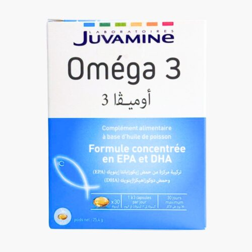 Juvamine Omega 3 Formule Concentree En Epa Dha 30 Capsules