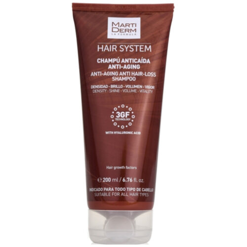 Marti Derm Hair System Shampoing Anti-Chute et Anti-Âge - 200ml