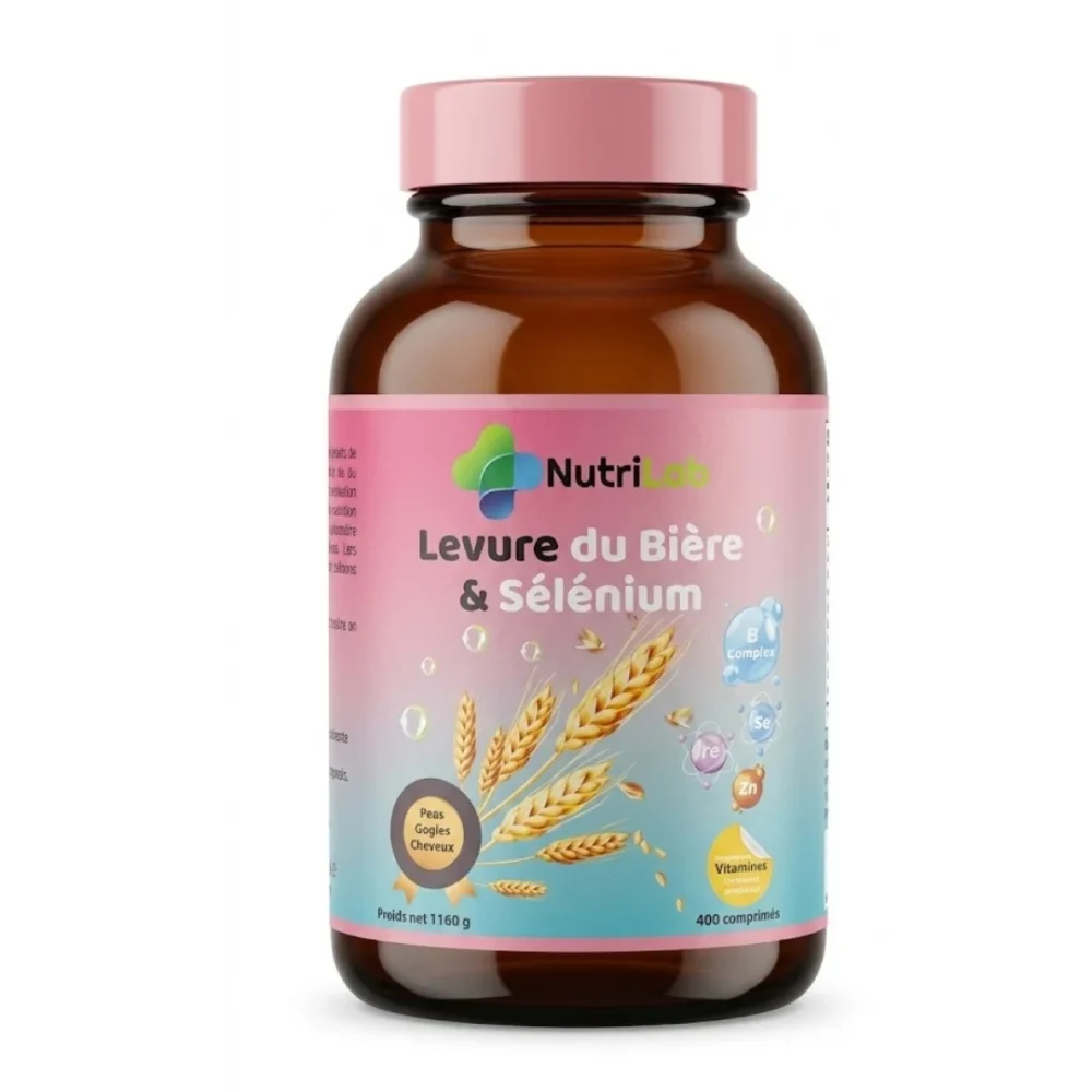 Nutrilab Levure De Biere 400 Comprimes