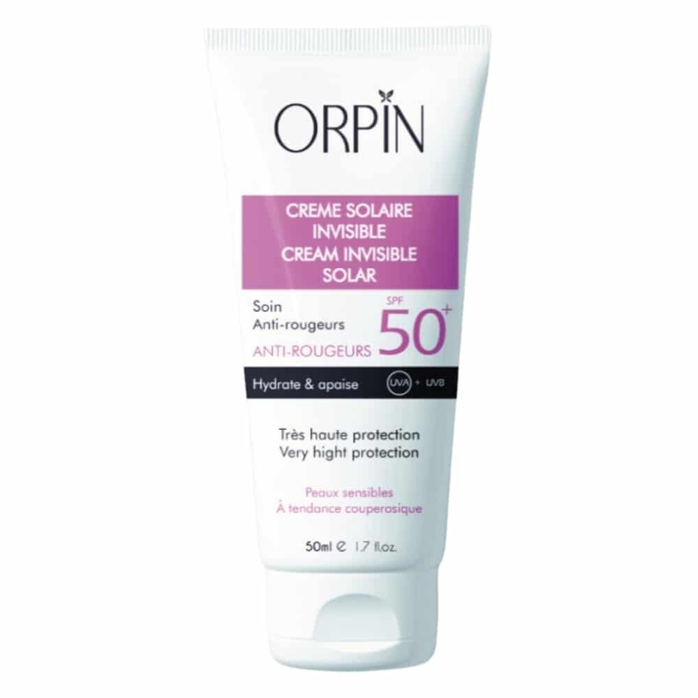 Orpin Creme Solaire Soin Anti Rougeurs Spf50 50ml