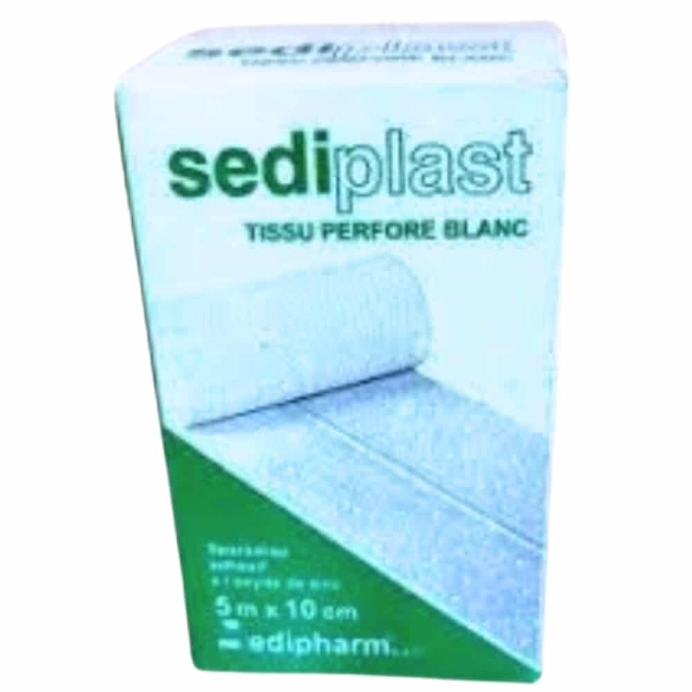 Sediplast Tissu Perfore Blanc 5m X 10cm 1u