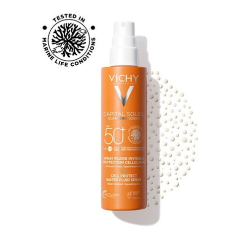 Vichy Capital Soleil Spray Fluide Invisible Protection Cellulaire Spf50 200ml 2