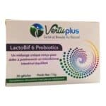 VertuPlus LactoBif 6 Probiotiques Microbiome Intestinale Equilibré - 30 Gélules