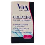 Vita Nature Collagène Type 1 et 3 Vitamines C - 90 Gélules