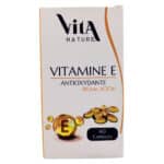 Vita Nature Vitamine E Antioxydante 180mg + 400IU - 60 Capsules