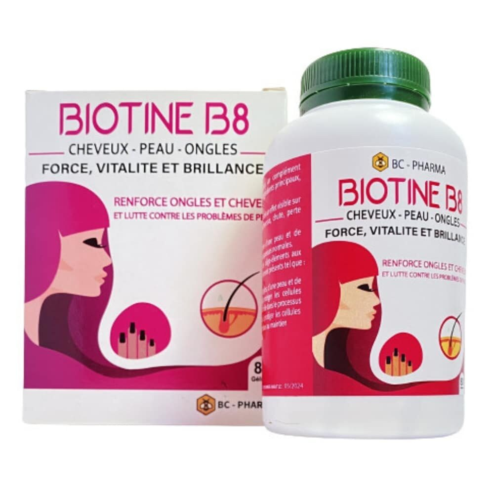 Bc Pharma Biotine B8 Cheveux Peau Et Ongles Fortifiante 40 Gelules