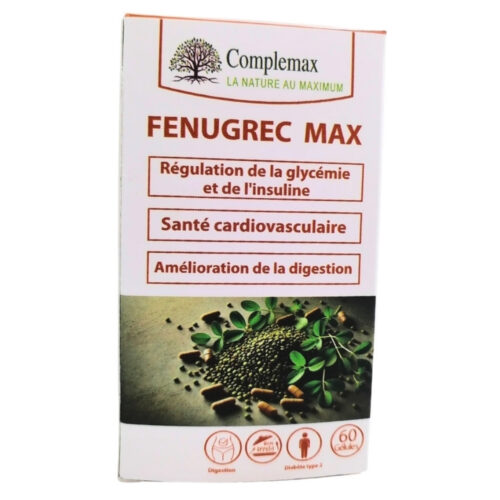 Complemax Fenugrec Max (Glycémie, Cardiovasculaire et Digestion) - 60 Gélules