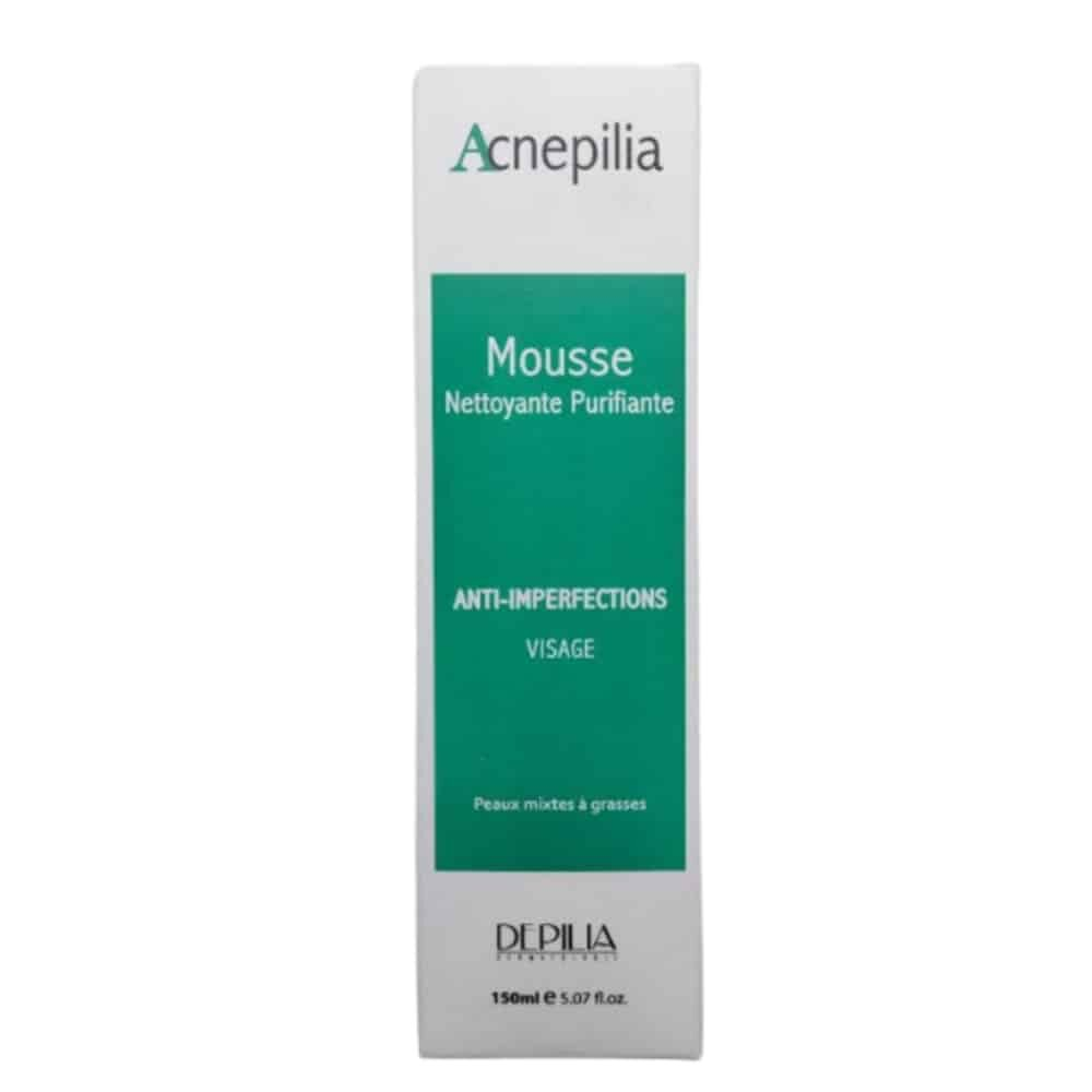 Depilia Acnepilia Mousse Nettoyante Purifiante Anti Imperfections 150ml