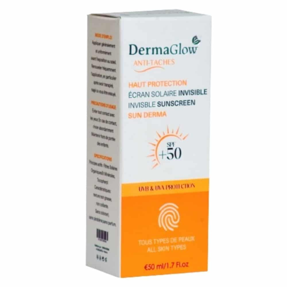 Dermaglow Sun Derma Ecran Invisible Spf50 Anti Taches 50ml
