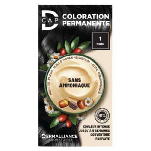 Dermalliance D-CAP Coloration Cheveux Permanente - N°1 Noir
