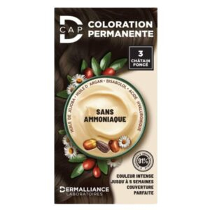 Dermalliance D Cap Coloration Cheveux Permanente N3 Chatain Fonce