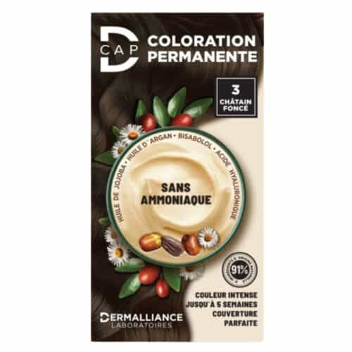 Dermalliance D-CAP Coloration Cheveux Permanente - N°3 Chatain Foncé