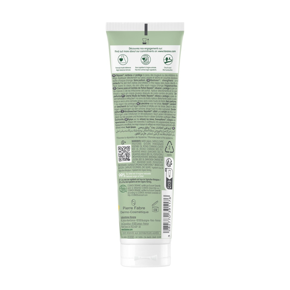 KLORANE - Bébé Crème De Change Bio - 100ml - Image 5