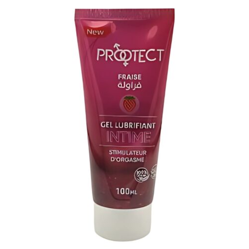 Protect Nature Gel Lubrifiant Intime Stimulateur d'Orgasme Arôme Fraise - 100ml