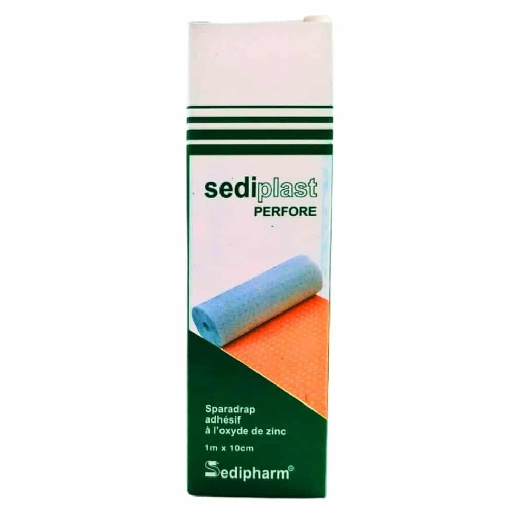 Sediplast Sparadrap Adhesif Perfore A L Oxyde De Zinc 1mx10cm 1u