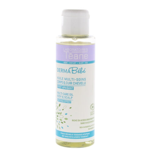 Téane DermaBébé Huile Multi-Soins Corps et Cuir Chevelu Effet Apaisant - 100ml