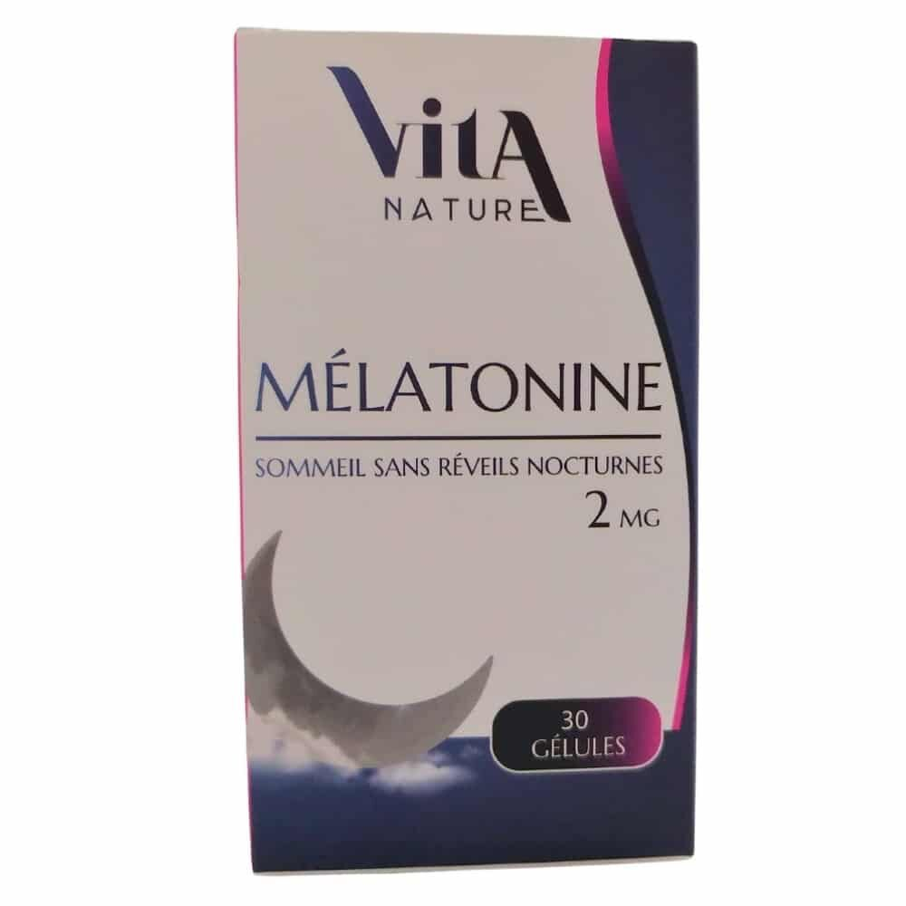 Vita Nature Melatonine Sommeil 2mg 30 Gelules