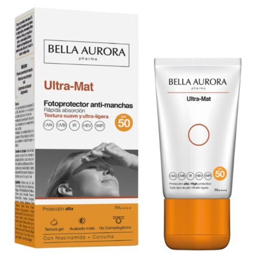 Bella Aurora Ultra-Mat Crème Solaire Anti-Taches Spf50 - 50ml
