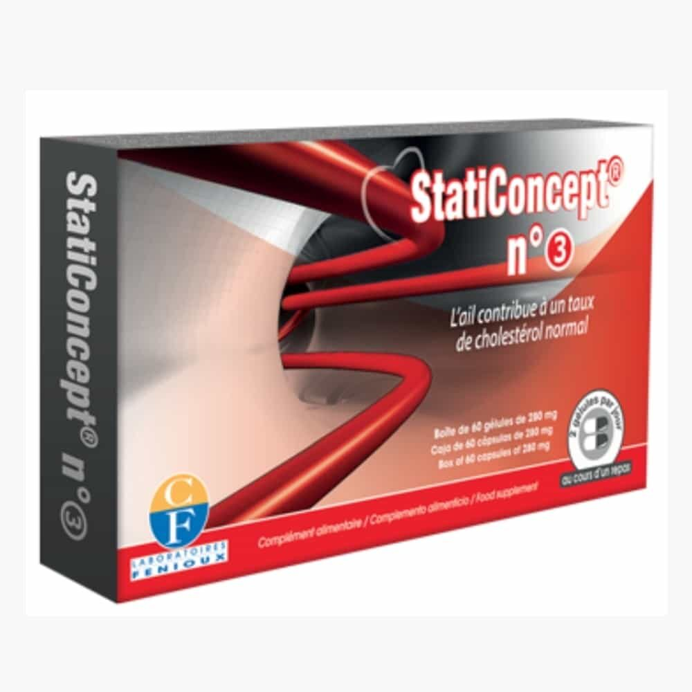 Fenioux Staticoncept N 3 Taux De Cholesterol 60 Gelules