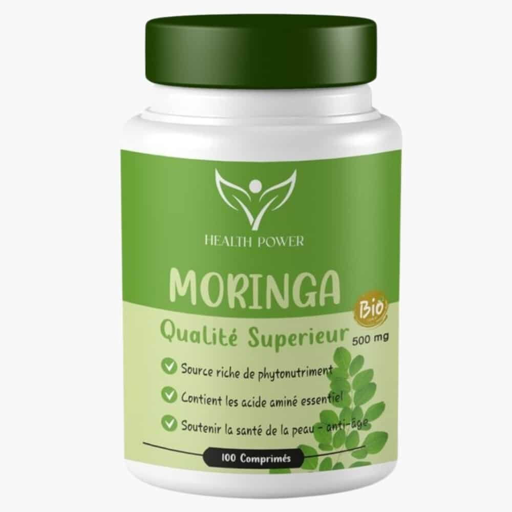 Health Power Moringa Bio 500mg 100 Gelules