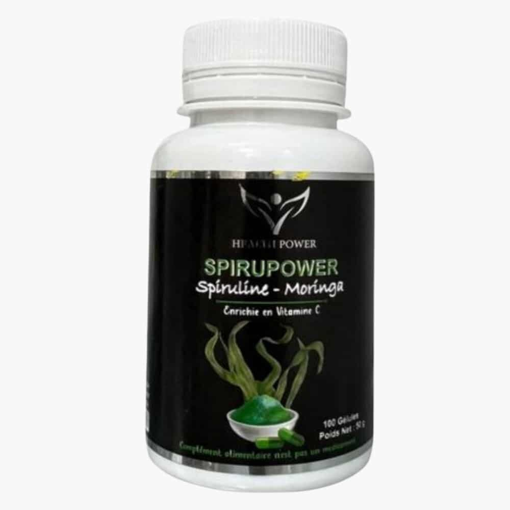 Health Power Spirupower Spiruline Et Moringa 100 Gelules