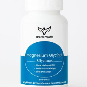 HEALTH POWER - Magnesium Glycinate - 60 Gelules