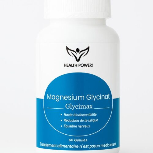 HEALTH POWER - Magnesium Glycinate - 60 Gélules