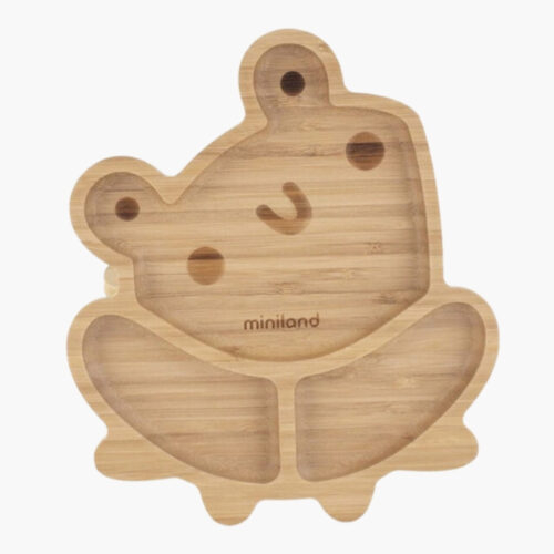 Miniland Assiette en Bois Grenouille - 1u