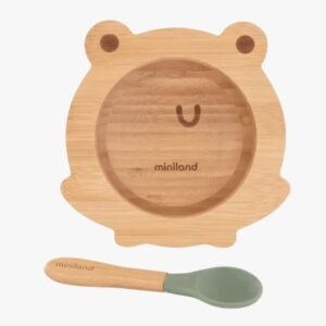 Miniland Bol Et Cuillere En Bois Grenouille 1u