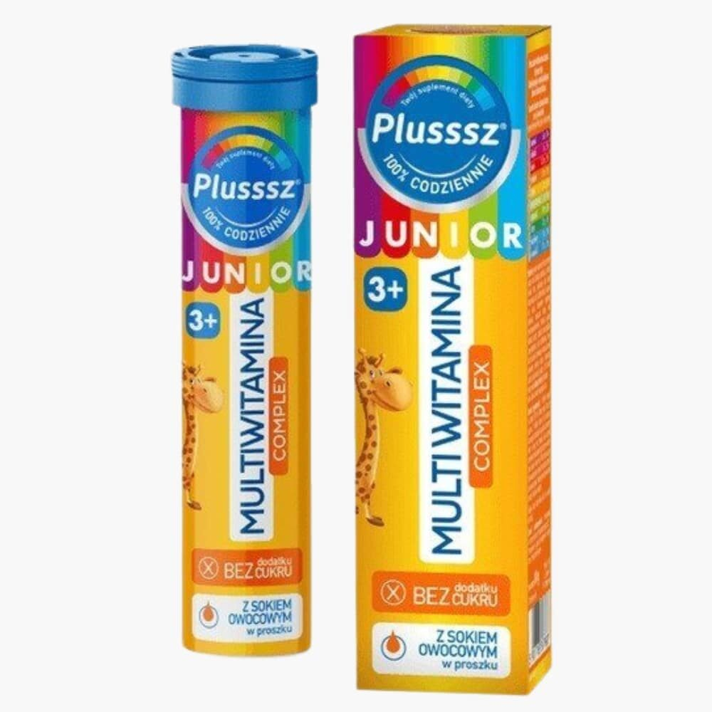 Plusssz Junior Complexe Multivitamines 3ans 20 Comprimes