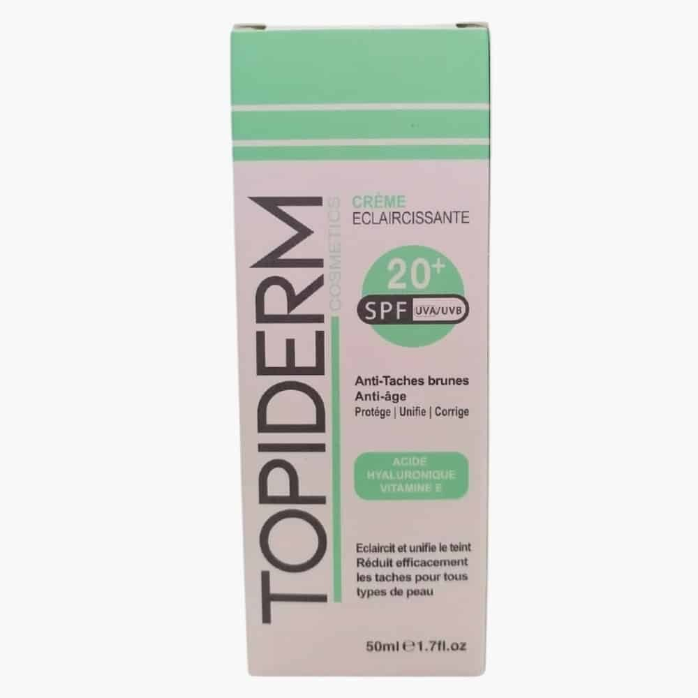Topiderm Creme Eclaircissante Anti Taches Spf20 50ml