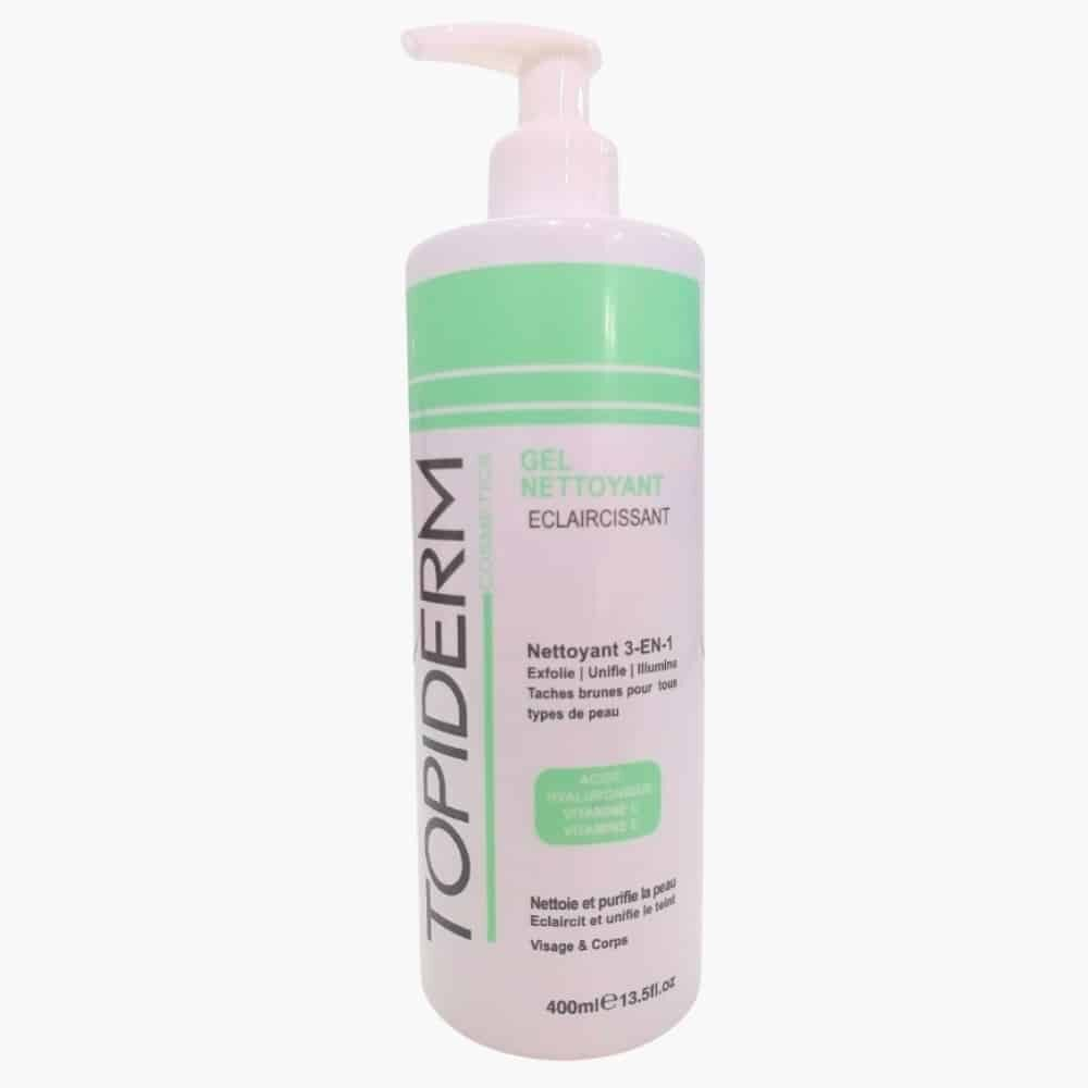 Topiderm Gel Nettoyant Eclaircissant 3en1 400ml