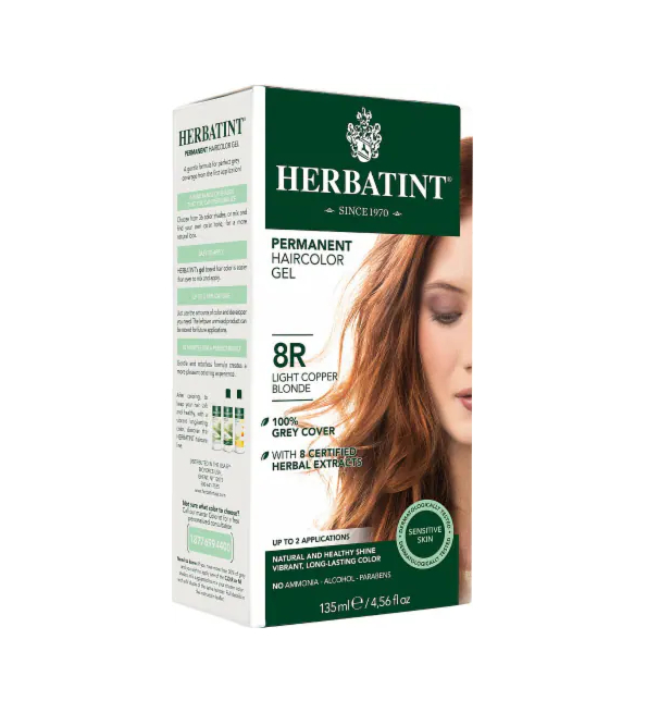 Herbatint Coloration Cheveux Permanente - 150ml - 8R - Blond Clair ...