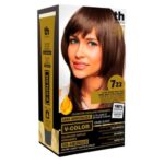 TH-Pharma Vitalia Color Coloration Capillaire sans Ammoniac - TH-Pharma N 7.23 - Blond Moyen Perlé Doré