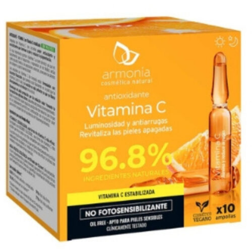 Armonia Antioxydants Vitamine C Eclat et Anti-Rides Ampoules - 10x2ml