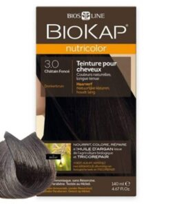 Biokap Nutricolor Coloration Naturelle Cheveux 140ml 30 Chatain Fonce