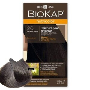 Biokap Nutricolor Coloration Naturelle Cheveux 140ml 30 Chatain Fonce