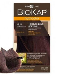 Biokap Nutricolor Coloration Naturelle Cheveux 140ml 44 Chatain Cuivre