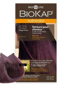 Biokap Nutricolor Coloration Naturelle Cheveux 140ml 522 Rouge Prune