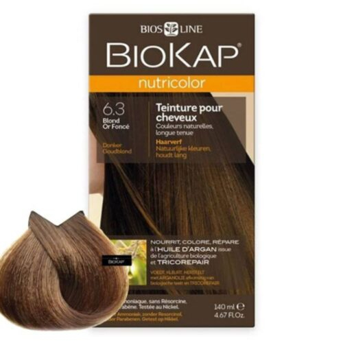 Biokap Nutricolor Coloration Naturelle Cheveux - 140ml - 6.3 - Blond Or Foncé