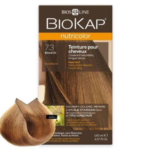 Biokap Nutricolor Coloration Naturelle Cheveux - 140ml - 7.3 - Blond Or
