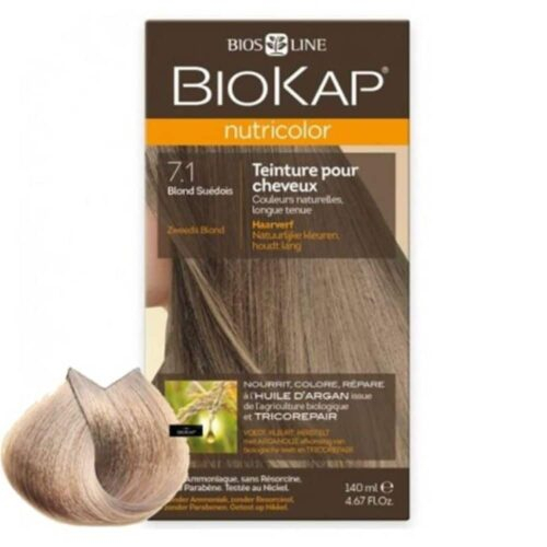 Biokap Nutricolor Coloration Naturelle Cheveux 140ml 71 Blond Suedois
