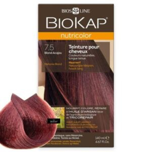 Biokap Nutricolor Coloration Naturelle Cheveux 140ml 75 Blond Acajou